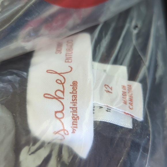 High Rise Side Panel Skinny Maternity Pant, Under Belly - Picture 2 of 3